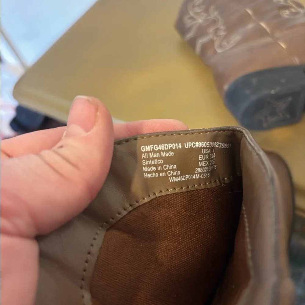 Faded glory Brown Western Cowboy Boots 1